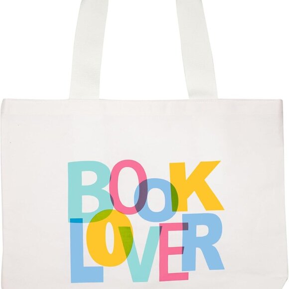 Canvas Tote Bag Women Durable Large Multi-Use With Pocket Perfect for Books - Picture 1 of 6